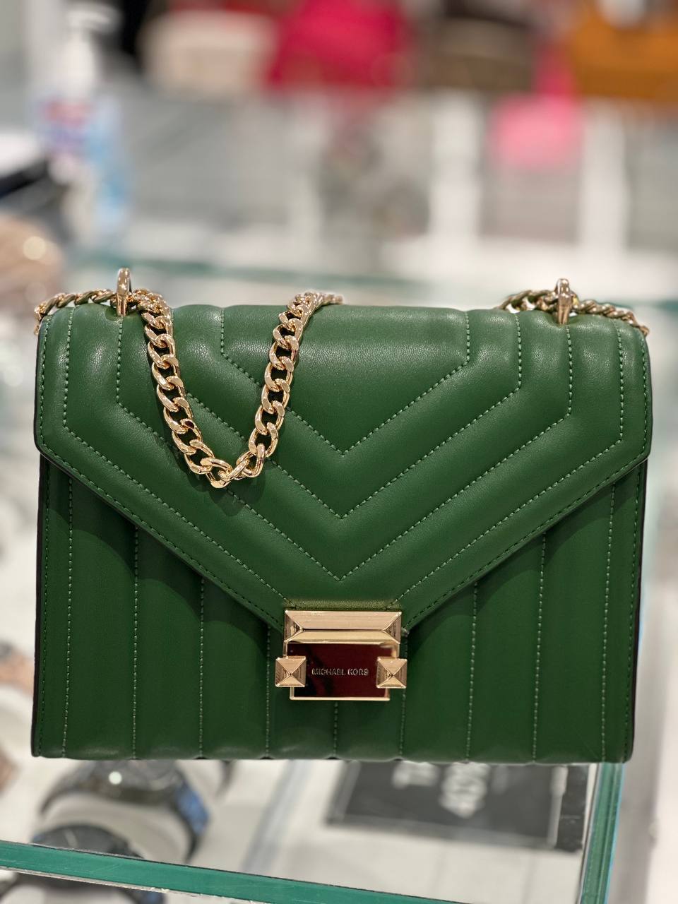 Michael kors whitney on sale green