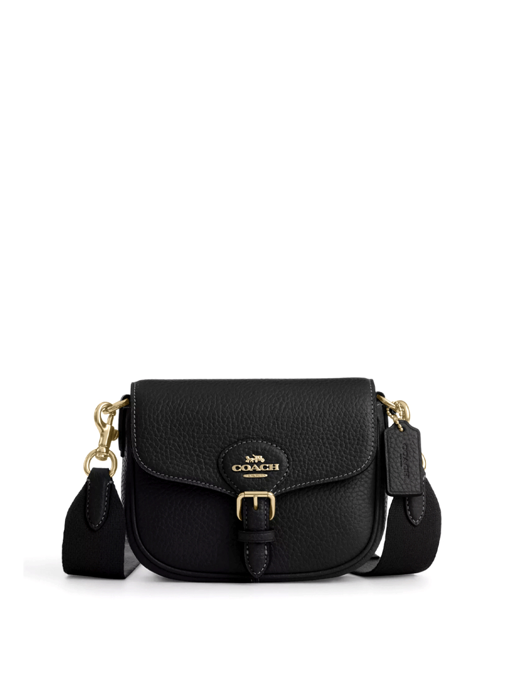 Coach Amelia Small Saddle Black Gold - Averand